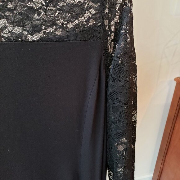 APT.9 Black dress w/Lace, Size:  XL - Picture 4 of 8